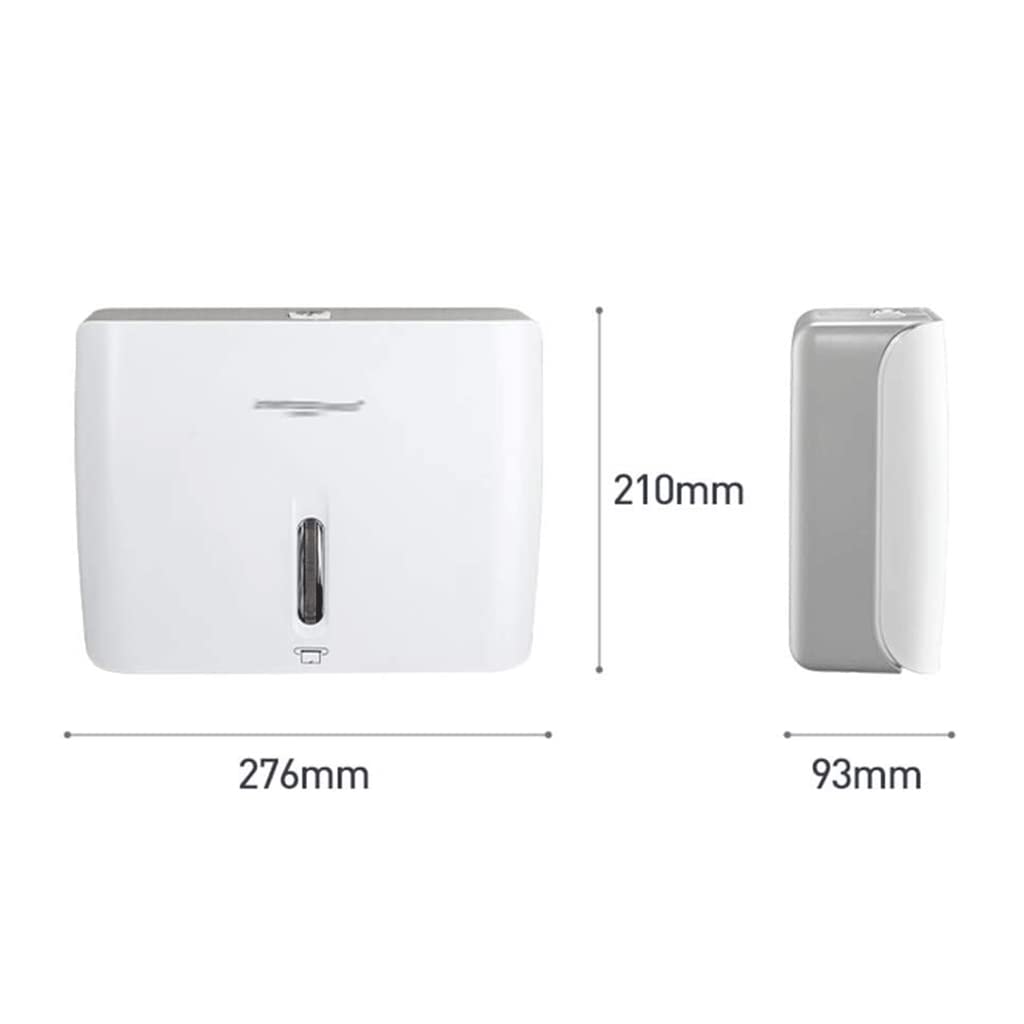BKEKM Dispenser Salviette Dispenser di Asciugamani di Carta Dispenser di Asciugamani Commerciali a Parete Porta Asciugamani di Carta Impermeabili di Grande capacità Moda