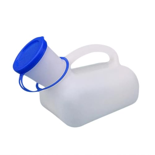 Urinario portátil unisex de viaje de 1000 ml, gran capacidad, urinario portátil para mujeres y hombres, camping, senderismo, viajes, caminar, actividades al aire libre
