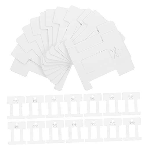 BEBEMOKO Hairpin Display Card Set 100pcs for Hair Clip Clip Bows Barrettes Bows Brooches Craft Display Store Supplies