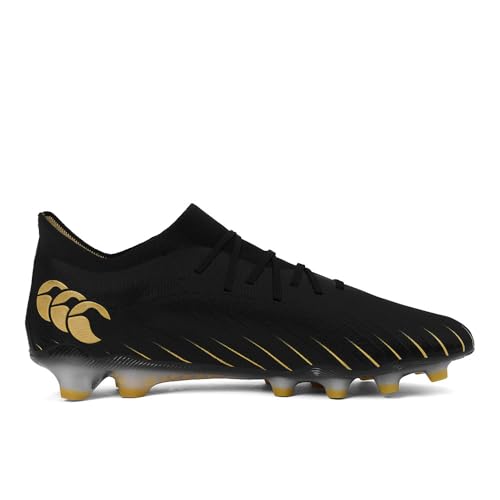 Best Rugby Boots for Wingers: Speed & Agility 14 Canterbury Speed Falcon Elite FG Rugby Boots Black/Gold