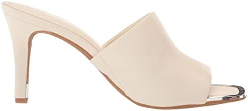 DKNY Women's Open Toe Fashion Pump Heel Sandal Heeled, Beige, 6 | Image 5