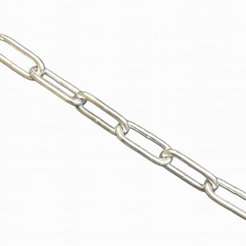 Image of Steel Chain for Locking - Small - 1.5 Feet (Pack of 2) - Iron Metal Chain for Lock, Luggage Chain for Train, Cycle Lock Chain, Lock Chain for Gate & Multipurpose Security Use