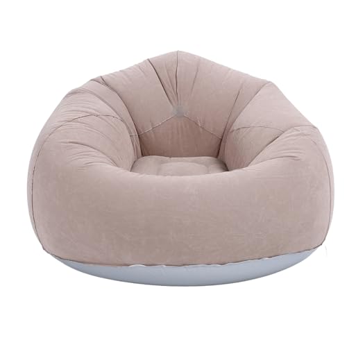 Chaise gonflable ergonomique grise pour dortoir et petits salons - 6