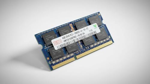 Image of 4GB DDR3 1333MHz Laptop RAM for Hynix (PC3-10600S, 204-Pin SO-DIMM, 1.5V, 2Rx8 Dual Rank) Non-ECC Unbuffered Memory - HMT351S6BFR8C-H9