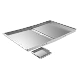 AJinTeby Universal Fettwanne mit Auffangwanne Tropfpfanne Ersatzteile für Dyna-Glo Grill, Nexgrill Fettschale, Kenmore Grill Die meisten 3/4/5 Brenner Gasgrills Fettpfanne