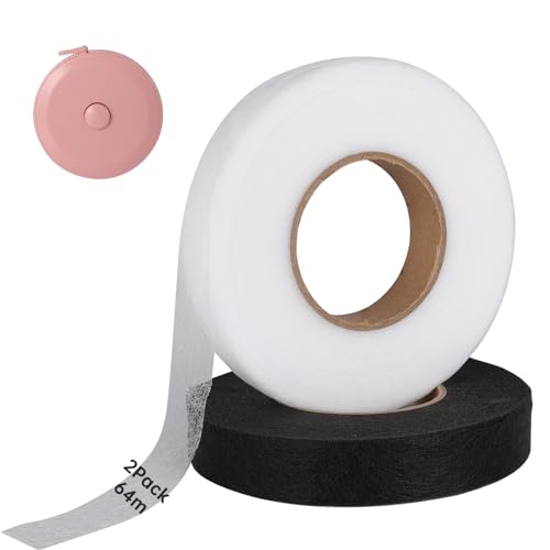 2 Set Nastri Da Stirare Per Orlo - 20mm E 60mm X 30m, No Cucito, Con Metro A Nastro - Foto 6