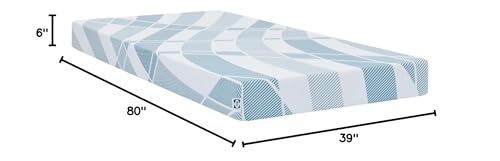 Image of Sealy Dreamlife 6 inch Foam Mattress-in-a-Box, Twin XL, SealyComfort Gel Memory Foam, Surface-Guard Technology, Breathable Comfort