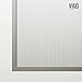 VIGO Zenith 34 in. W x 62 in. H Frameless Fixed Tub Screen Door in Stainless Steel with 3/8 in. (10mm) Fluted Glass-VG6075STFL3462