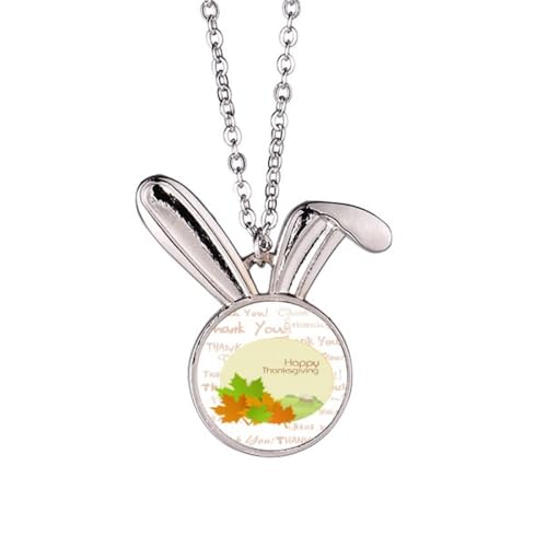 Collier lapin de Thanksgiving, le cadeau d'automne idéal pour enfants