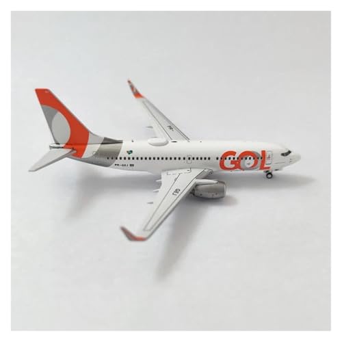 Avión B737-700 PR-GEJ escala 1:400, el regalo de colección perfecto en aleación naranja