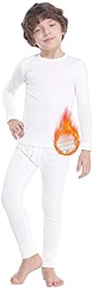 MANCYFIT Thermal Underwear for Boys Fleece Lined Long Johns Set Kids Base Layer