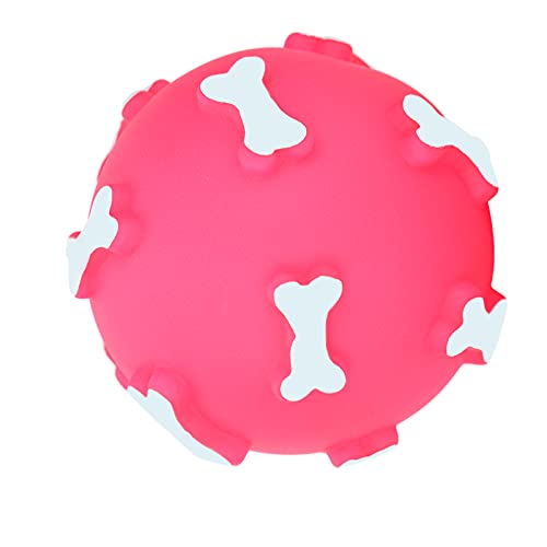 Dog Teething Toys, Vinyl Pet Toy Ball Pet Toy Supply Pet Chewing Ball for Cultivate Affinity for Exercise Training(pink) - Image 3