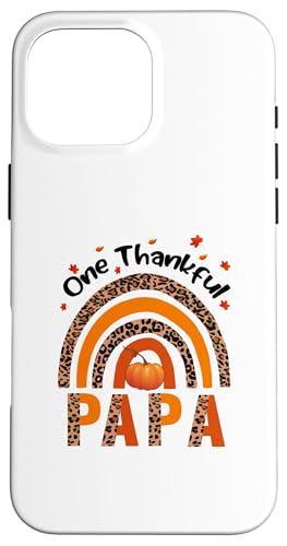 One Thankful Papa Rainbow Matching ƑӍ X}zP[X iPhone 16 Pro Max p