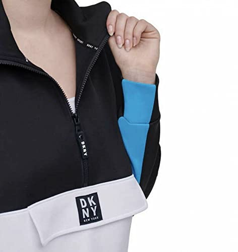 Dkny Ladies' 1/2 Zip Pullover (Medium, Black) #TOP4
