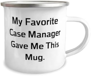 Fun Case manager 12oz Camper Mug, My Favorite Case Manager Gave Me, Gifts For Friends, Present From Friends, For Case manager, Funny gift ideas, Funny gifts for men, Funny gifts for women, Funny white image 4