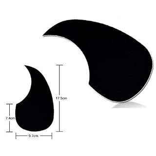 Guitare Acoustique Pickguard Pick Guard Autocollant noirJolie et Intelligente. - Les Beatles, Paul McCartney, John Lennon, RIngo Starr, George Harrison Guitare Acoustique Pickguard Pick Guard Autocollant noirJolie et Intelligente. – Image 2