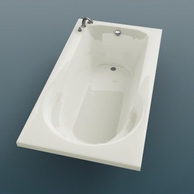 Grenada 32 x 60 x 23" Rectangular Soaking Bathtub Color: Bone, Tile Flange: Yes, Front Skirt: No