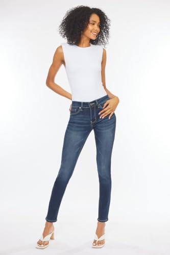 SALT TREE Kan Can Women's Mid Rise Super Skinny Jeans - kc70853