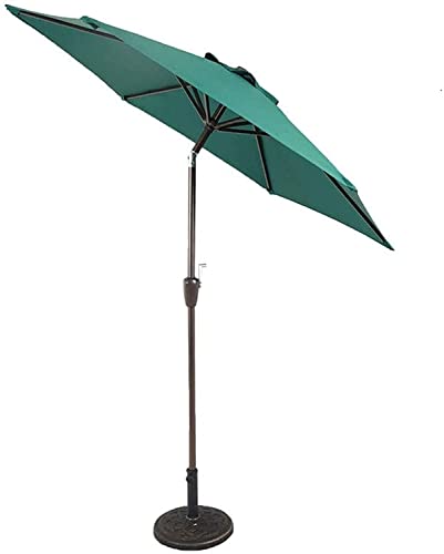 Parasol exterior regulable CLSDRZC de 7 pies con ventilación para patio