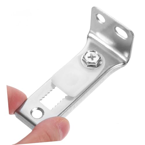 Kit de herrajes para puerta bifold jojofuny 1 set, conjunto de riel para puerta corrediza con instalación fácil y piezas de repuesto para puertas corredizas y de bolsillo miniatura 5