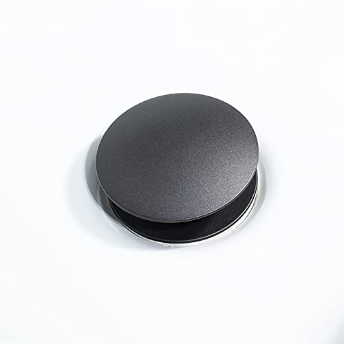 Lavabo de salle de bain moderne : bonde grise rétractable - 3