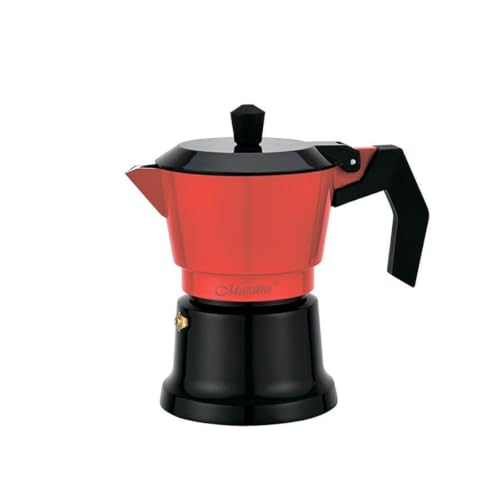 Cafetera Italiana Feel Maestro MR-1657-3 Negro Rojo Aluminio 150 ml 3 Tazas - Marca: Feel Maestro - EAN: 4820268321497