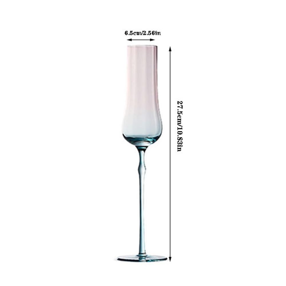 Flûtes à champagne Lot de 2 verres à champagne en cristal de grande taille d'une capacité de 160 ml for anniversaires, fiançailles, mariages Verres à champagne