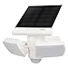 Produktbild Solarleuchte Garten, Solarlampe für Außen mit bewegungsmelder, 60 LEDs Solar strahler für Terrasse, Garage und Garten, Drehbar Dual Lichtkop, 500LM, 8W, 5000K - Weiß