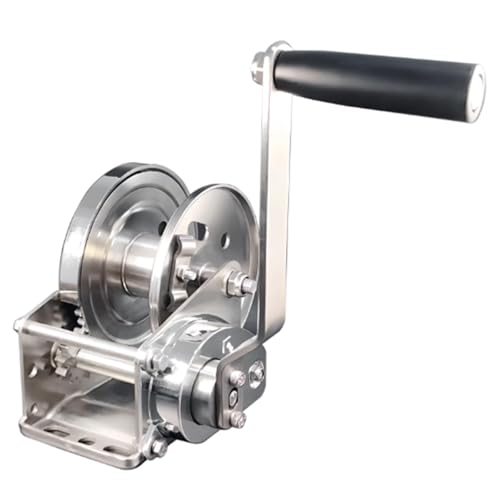 Cabrestante manual acero inoxidable 304 800LB 10m