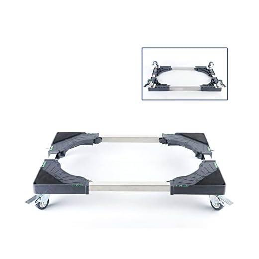 Adjustable Movable Dishwasher Pedestal Stand