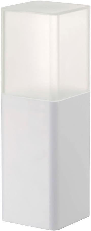Yamazaki 5372 Cutlery Stand with Lid, White, Approx. W 3.1 x D 3.1 x H 9.8 inches (8 x 8 x 25 cm), Tower, Dust Prevention, Dividers Included