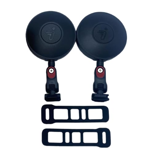 NVOQILIN Patinetes universales con espejo y visión amplia, metal de alta resistencia, montaje simple, ángulos regulables, resistente a la luz solar, resistente a los impactos, parte de patinete