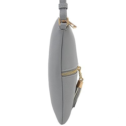Image of DELUXITY Lightweight Medium Crossbody Bag with Tassel | Lightweight