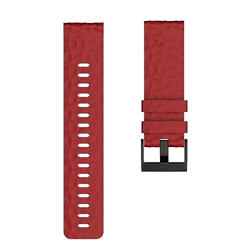 Bracelet de montre 24mm en silicone pour SUUNTO 9 Baro et Spartan