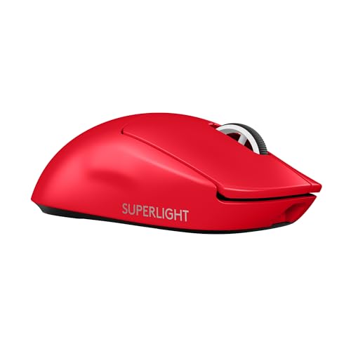 Logitech G PRO X Superlight 2 SE Wireless Gaming Mouse 60 g pro-Grade Mouse with 5 programmable Buttons 44K DPI Sensor 888+ IPS 1 kHz Report Rate USB-C Charging for PC/Mac - Red
