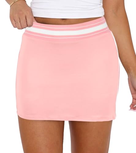 Image of Jigfar Women Cute Golf Tennis Club Skirt Dress Activewear Mini Summer Workout Running Athletic Skorts