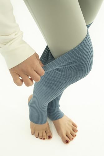 Image of Leg Warmers & Socks for Women's Dance & Yoga - Open Toe & Heel - Eighty's 80s Ribbed Party & Sports Socks