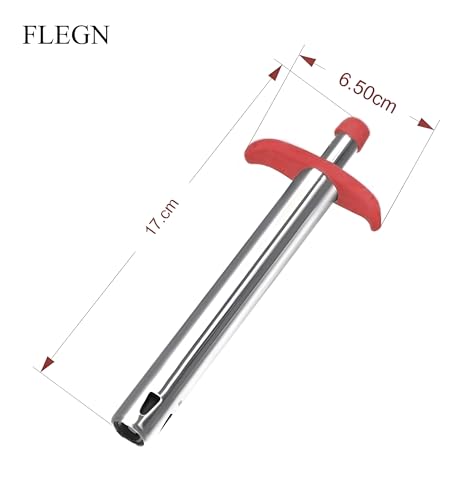 Stainless Steel Gas Lighter for Gas Stoves, Long Lasting Tool Easy Grip Kitchen Stove Igniter for Restaurants & Kitchen Use (Color, Red 1)