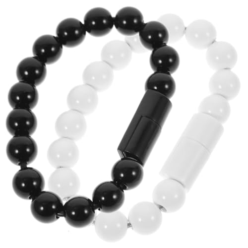 iplusmile 2 piezas Cable de Carga y USB Tipo C con Pulsera de Cuentas Función...