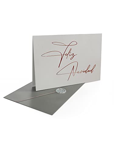 Joli Coon Tarjeta de Navidad con sobre y sello de cera - Tarjetas navidad - Tarjeta feliz navidad Cover