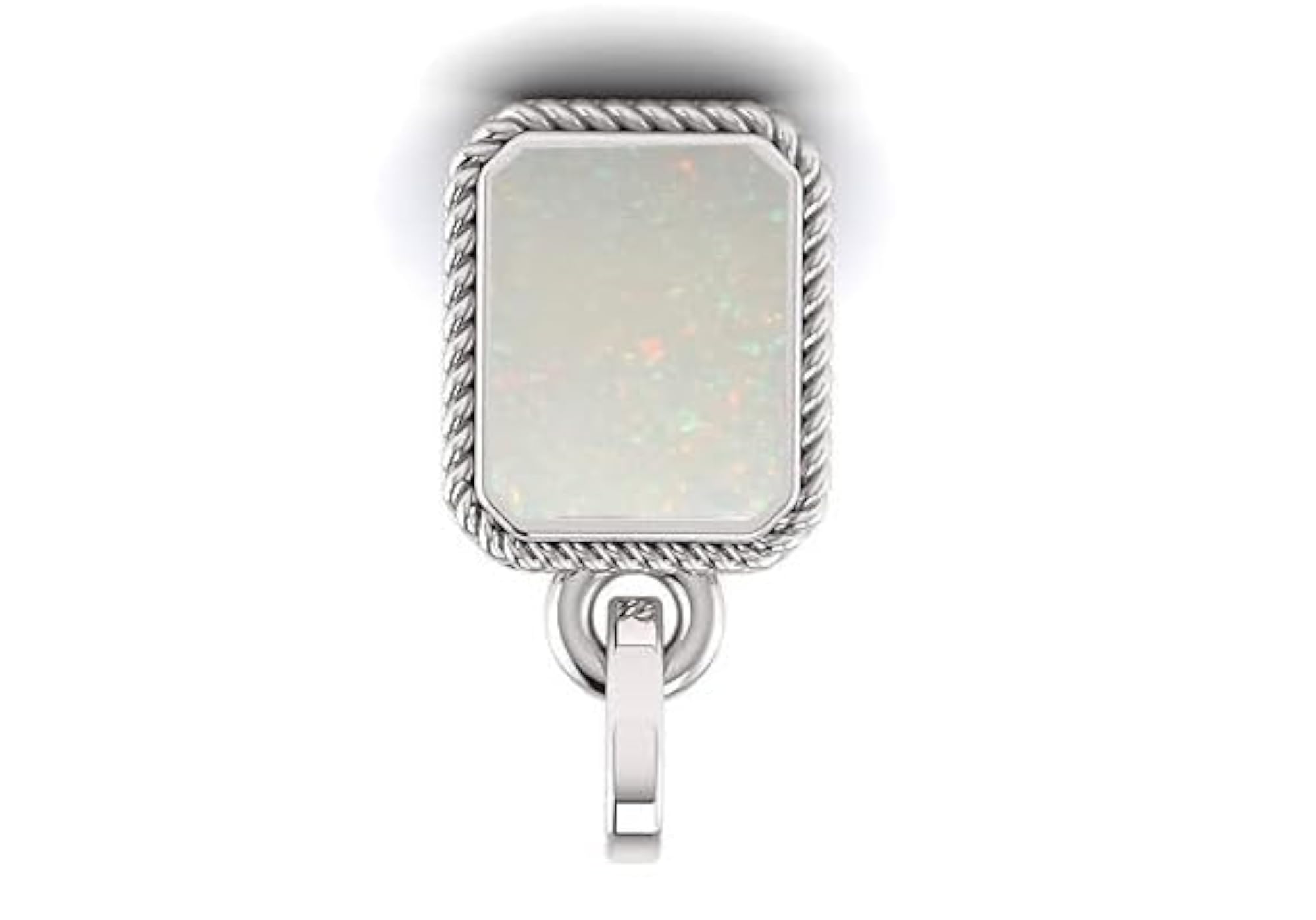 8.25 Ratti Natural Quality Opal Silver Pendant Locket