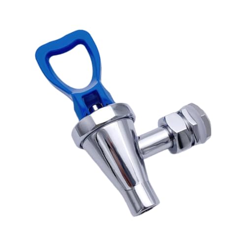 LRXFPIYF Grifo para Bebidas Calientes Dispensador de Café Accesorios de Latón Grifo de Repuesto con Juntas Y Tuerca Control de Flujo Ajustable Fácil Limpieza a, Azul, tal como se describe
