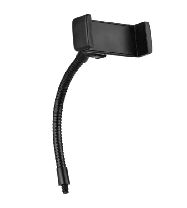 SARFI Foldable Phone Clamp Holder Stand with 1/4 Screw Mounting for LED Ring Light Smartphone Mounting Compatible with iPhone Android Smartphones