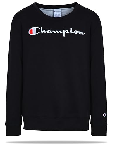 Image of Champion Boys Sweatshirt for Kids Pullover Fleece Crewneck Sweater