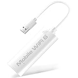 Hikity Mobiler WLAN Router 4G Hotspot fürs Auto & Reisen - Mit eSIM, Pocket WiFi, WiFi 6 Technologie, USB Steckdose,Kompatibel mit Weltweiten Netzbetreibern