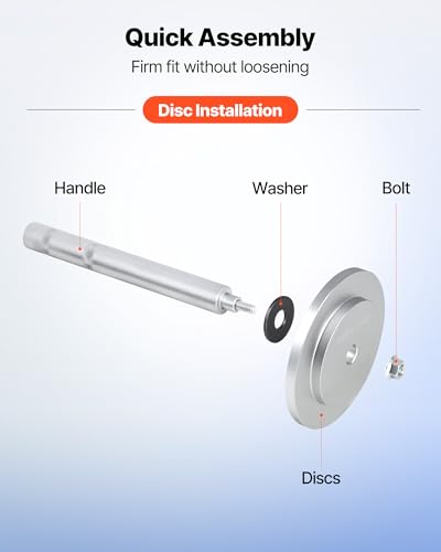 Image of VEVOR Truck Hub Seal Installer Kit, Heavy Duty Bearing Race and Seal Drivers for Class 7 8 Trucks Truck Hub Seal Removal Installation(61850)