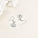 YAFEINI Tennis Earrings for Women 925 Sterling Silver Tennis Racket And Ball Earrings Tennis Jewelry Gifts for Women