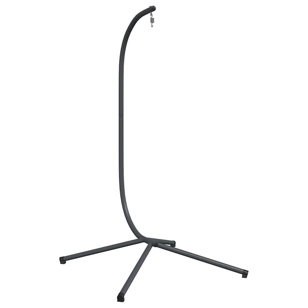 vidaXL Silla Colgante Tipo Huevo sin Cesta, Acero Antracita