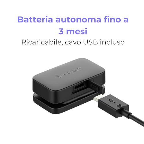 Invoxia Mini Gps Tracker - Localizzatore Gps Impermeabile Con Avvisi Antifurto In Tempo Reale - Durata Della Batteria Fino A 3 Mesi - Abbonamento Di 1 Anno Incluso - Piccolo E Leggero - 5