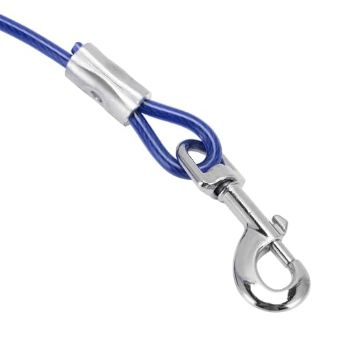 Cable de sujeción antitirones y mordeduras para perros pequeños con mosquetón de 6 mm 8